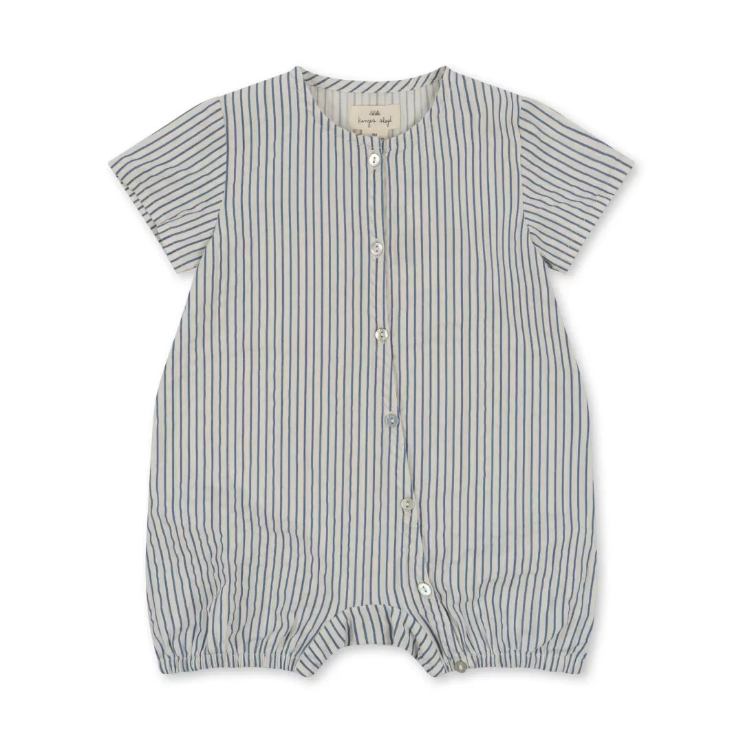 Konges Sløjd Overdele | ace romper - STRIPE BLUIE