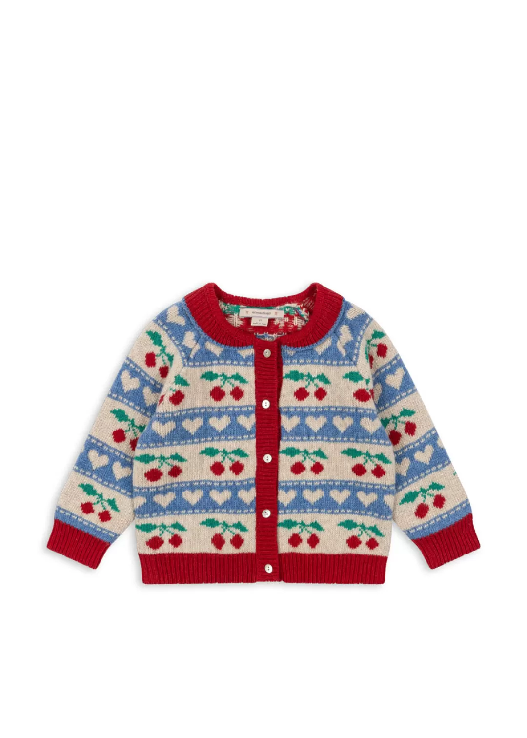 Konges Sløjd Overdele | BELOU CARDIGAN - CHERRY STRIPE