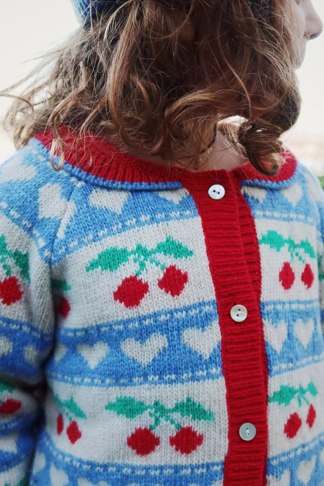 Konges Sløjd Overdele | BELOU CARDIGAN - CHERRY STRIPE