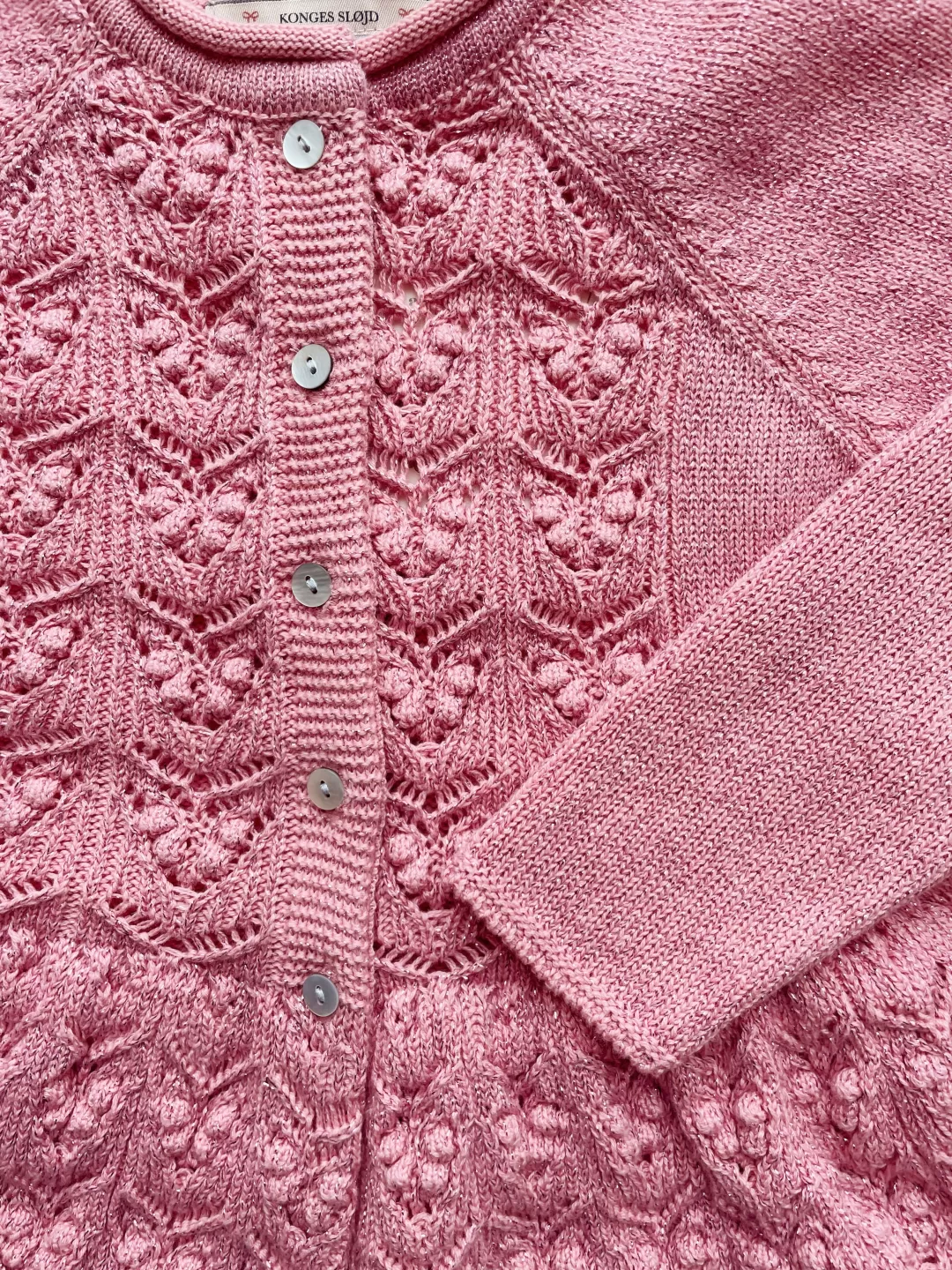 Konges Sløjd Overdele | cabby cardigan - powder pink