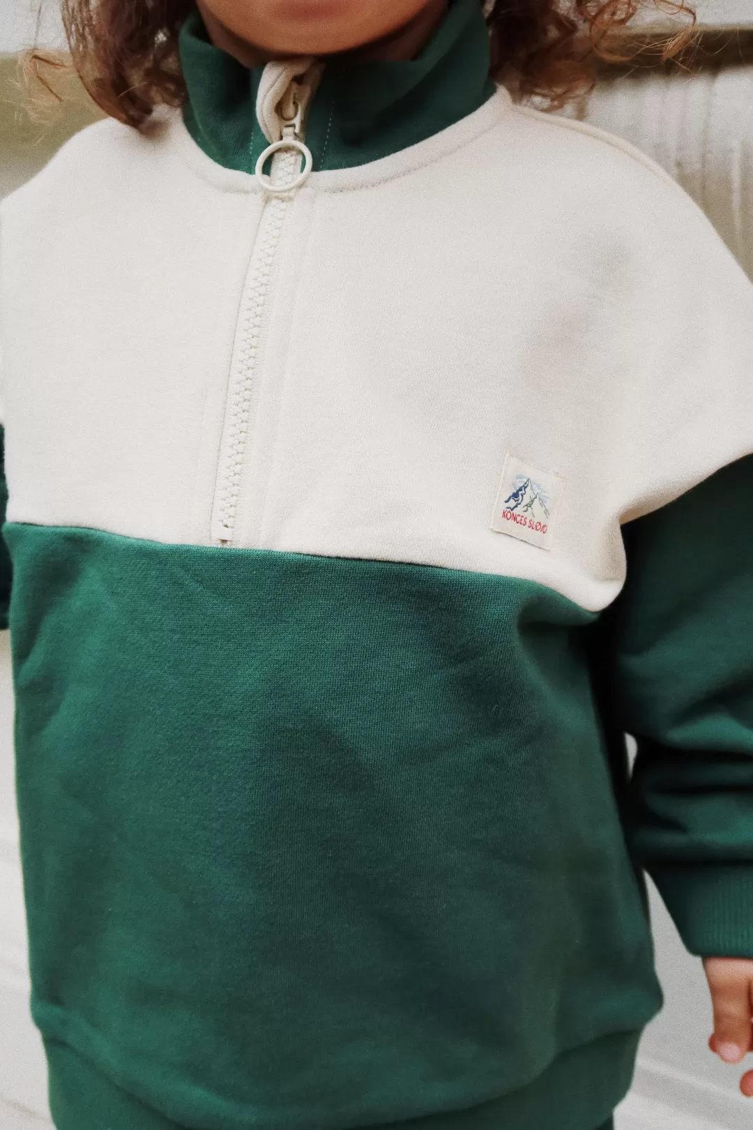 Konges Sløjd Overdele | lou sweatshirt - SMOKE PINE