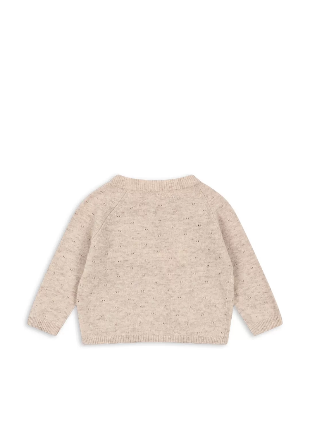 Konges Sløjd Overdele | MINO CARDIGAN - OFF WHITE MELANGE POINTELLE