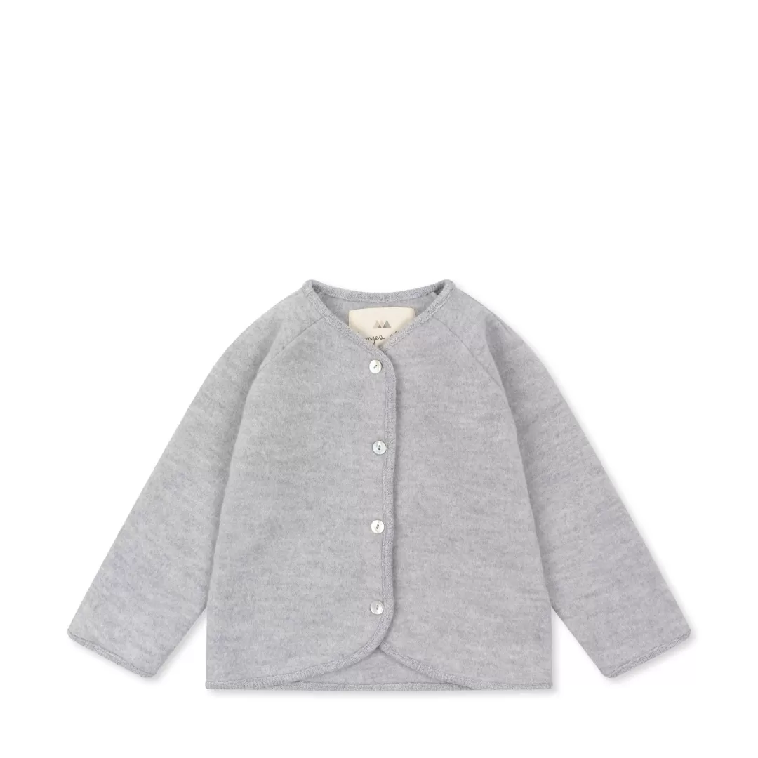 Konges Sløjd Overtøj | saga cardigan - GREY MELANGE