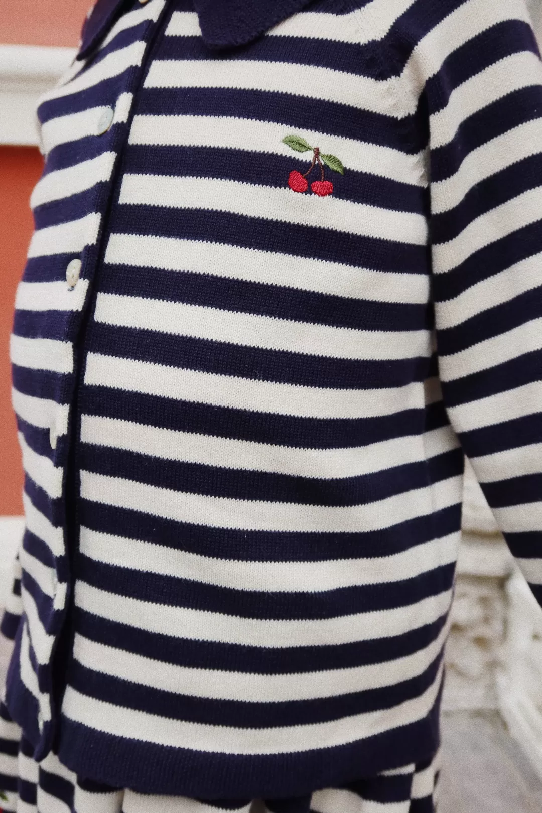 Konges Sløjd Overdele | venton cardigan - NAVY STRIPE